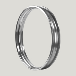 2.156&quot; x 19&quot; Rolled Edge Carbon Steel Motorcycle Rim